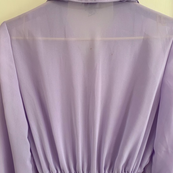 Sheer Lilac 💜 Vintage Dress - Picture 7 of 8